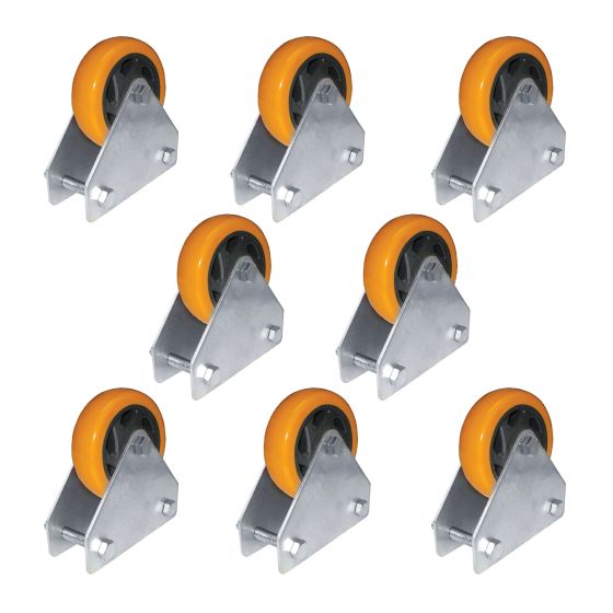 Ensemble de roues pour rampe de bateau, roues de 4 po, capacité de 1 200 lb, 8/pqt