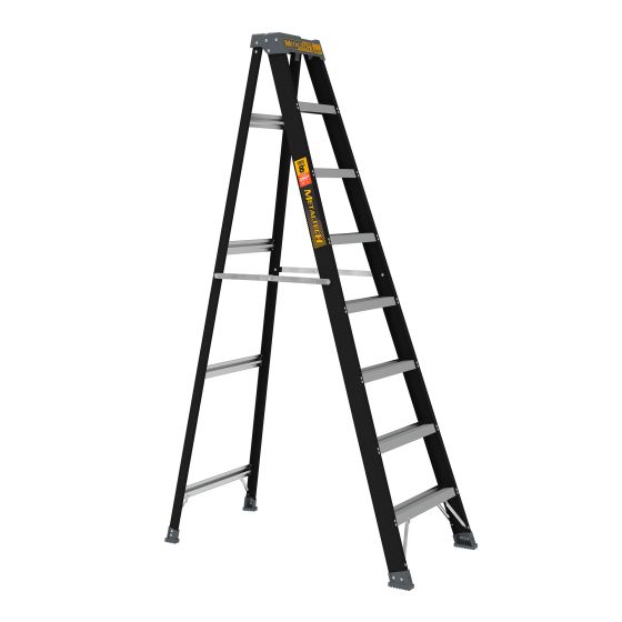 Fiberglass Step Ladder, 8-ft, Grade 1