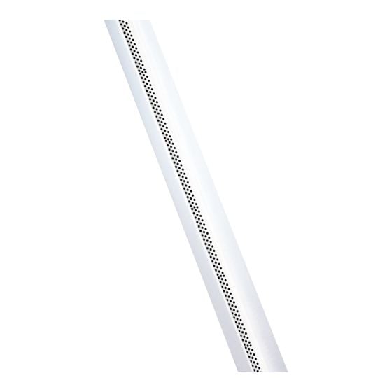 Vented Finish Trim, Aluminum, 10-ft, White