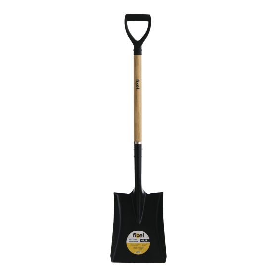 Square Point Shovel - 41.5" Handle - PVC Grip