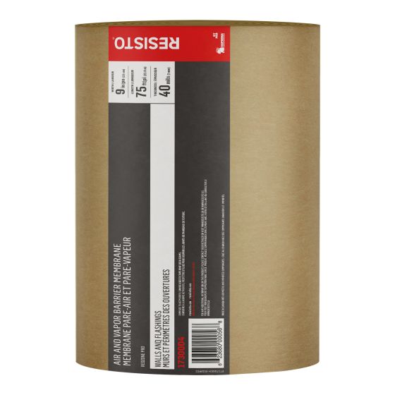 Self-Adhesive Through-Wall Membrane – 9" × 75' – 40 mil