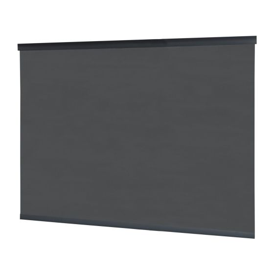 Manual Roller Curtain for Pergolas - 11.8 ft - Textilene