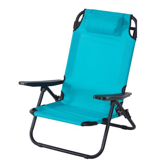 Camping Chair - 23 5/8" x 30 7/8" x 26" - Teal