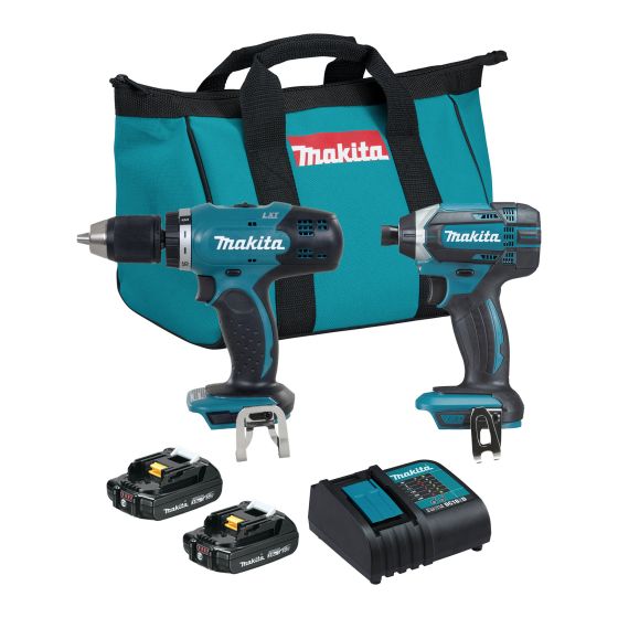 18V LXT Lithium-Ion 2-Tool Kit - 1.5Ah Battery System