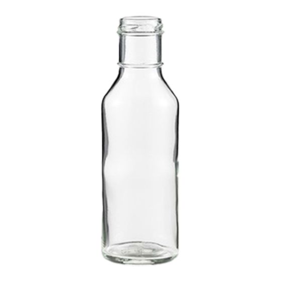 Glass Sauce Bottles - 12 x 350ml