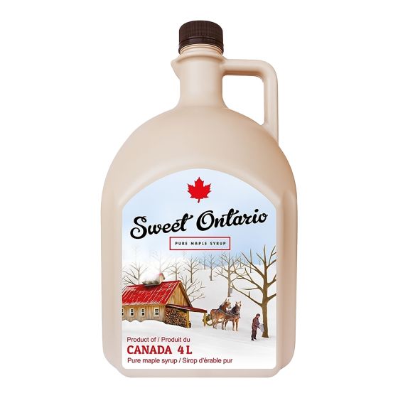 Maple Syrup Jugs - With Caps - 25 x 4L
