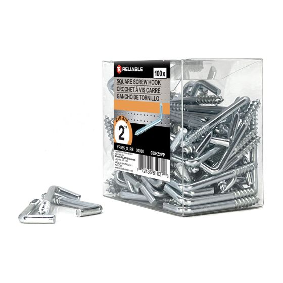 Screw Hooks - 2" - 100/Pkg