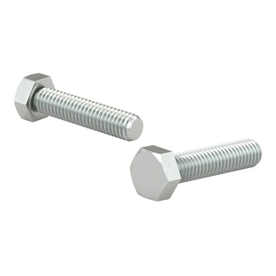 Boulons à tête hexagonal, 1/2" x 3", zinc, 50/pqt