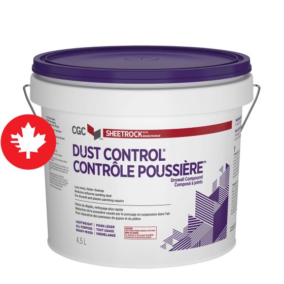 CGC Sheetrock Dust Control Drywall Compound - 4.5 l
