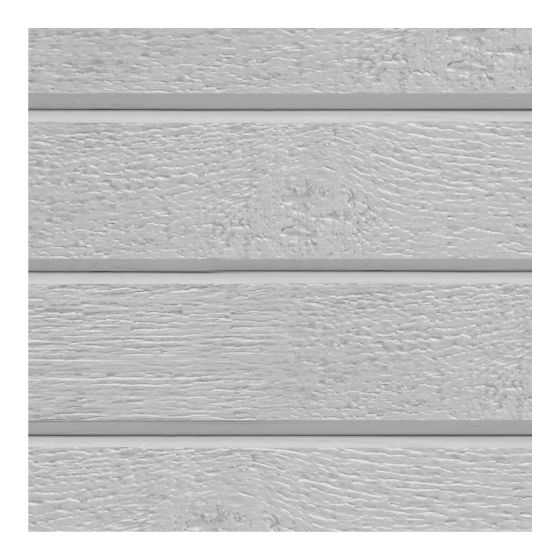 CanExel Vstyle Siding - 12" x 12' - Mist Grey