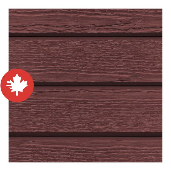 Revêtement VStyle CanExel, 12" x 12', Rouge campagne