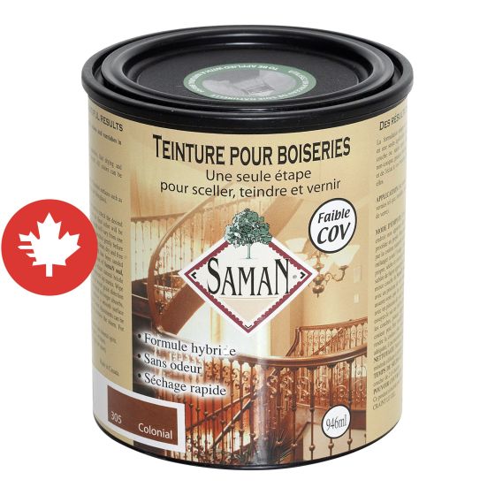 SAMAN Stain and Varnish - Colonial - 946 ml