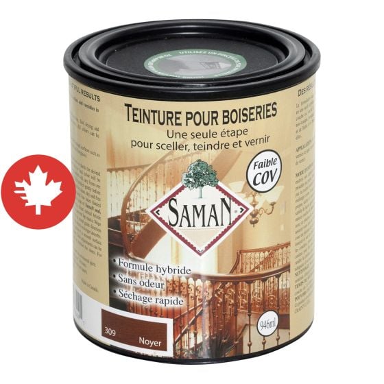 SAMAN Stain and Varnish - Walnut - 946 ml