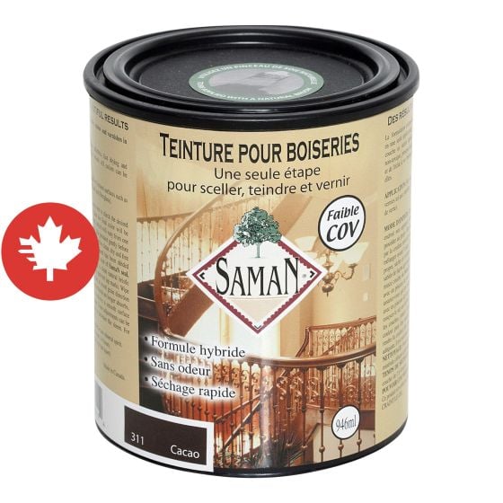 SAMAN Stain and Varnish - Cocoa - 946 ml