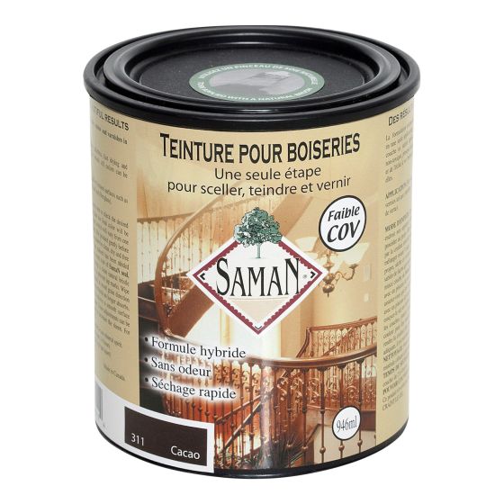 SAMAN Stain and Varnish - Cocoa - 946 ml