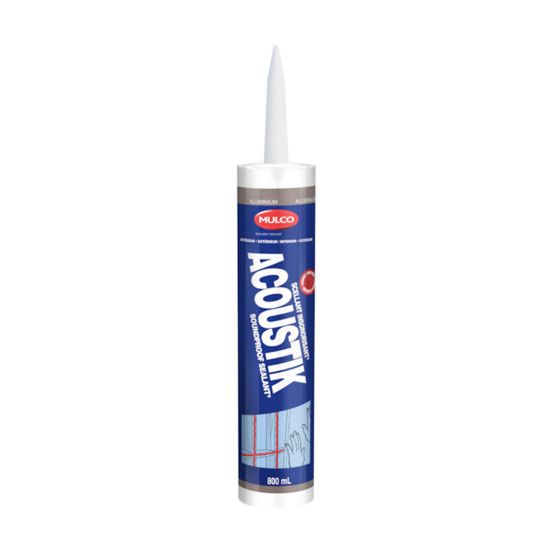 Acoustik Soundproof Sealant - Aluminum - 800 ml