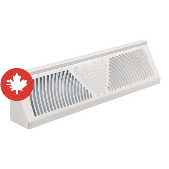 Baseboard air diffuser