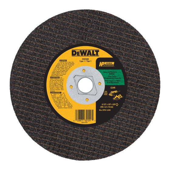 Hp Cut-Off Wheel For Concrete And Masonry - Type 1 - 7" x 1/8"