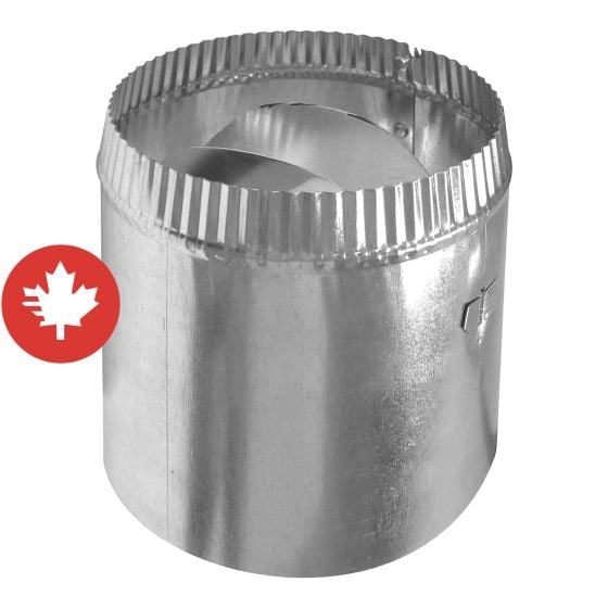 Butterfly Damper Pipe - 6"