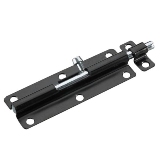 Regular Duty Barrel Bolts - Black - 6"