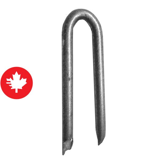 Crampe galvanisée à chaud, 1 3/4", 150/pqt