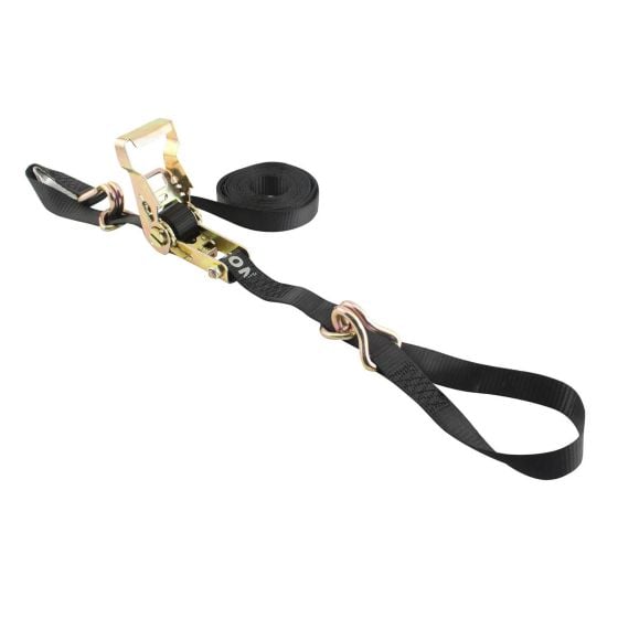 Courroie à cliquet avec crochet en "J"