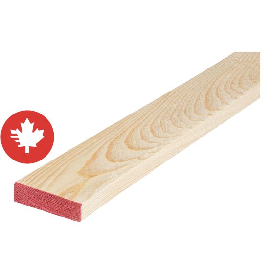 1" x 3" x 12' Spruce Kiln Dry