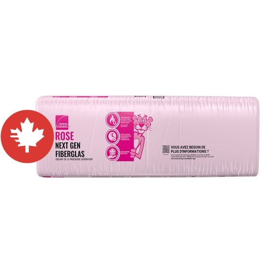 Pink Next Gen Fiberglas Insulation