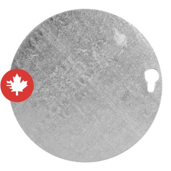 Couvercle rond sans ouverture