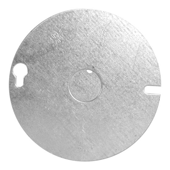 Round cover knockout