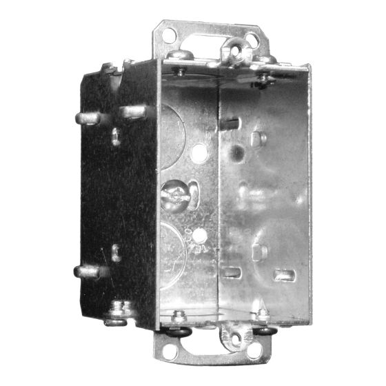 Rectangular electrical box