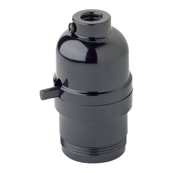 Push-through lampholder