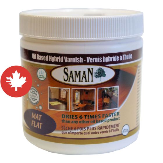 Vernis hybride à l'huile, mat, 472 ml