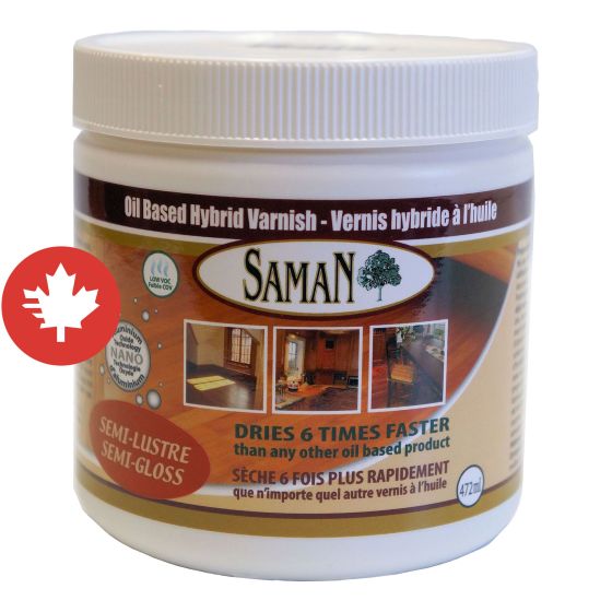 Vernis hybride à l'huile, semi-lustré, 472 ml