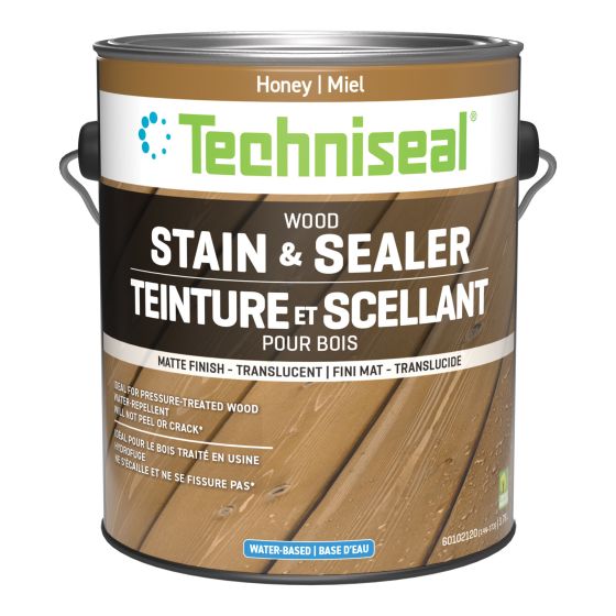 Water Based Wood Protector - Honey - 19 m² - 3.78 l