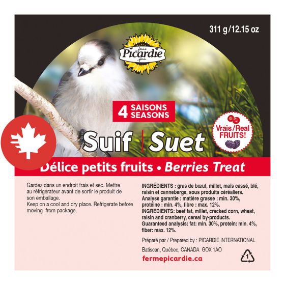 Berries Treat Suet for Birds, 311 g