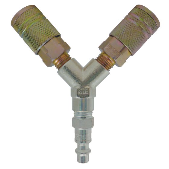 Manual coupler + plug + union