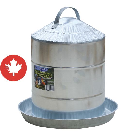 Fontaine à double paroi pour volaille, 5 gal