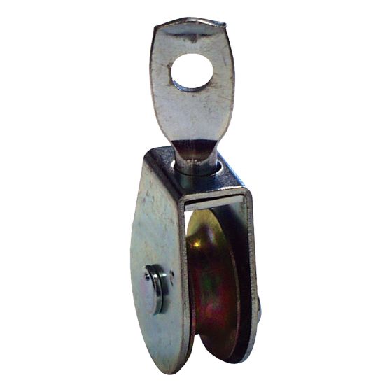 Steel pulley block - Swivel - 1 1/2" x 3 1/2"