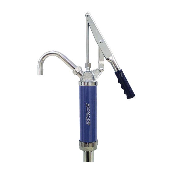 Lever action barrel pump