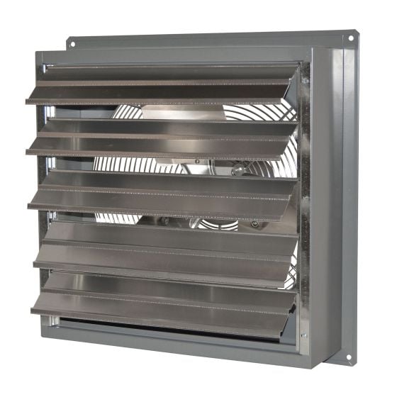 Ventilateur d'évacuation mural écoénergétique standard à vitesse unique Canarm S20-F1, 20"