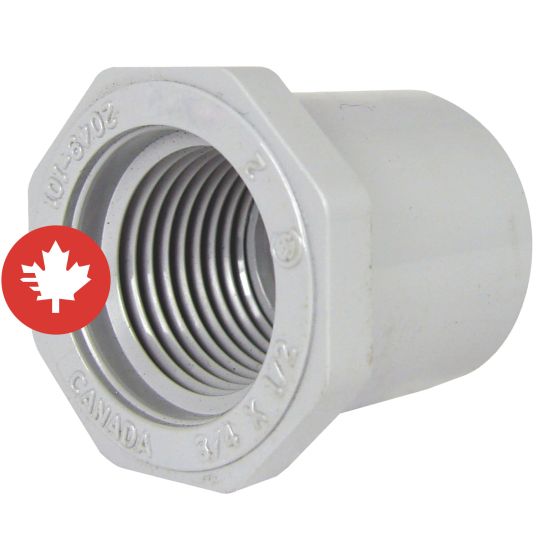 Adaptateur à réduit fileté