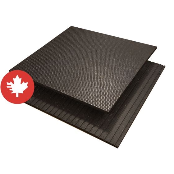 Beehive top rubber mat - Black - 4' x 6'