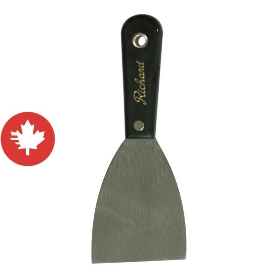 Grattoir mural flexible, 3", noir