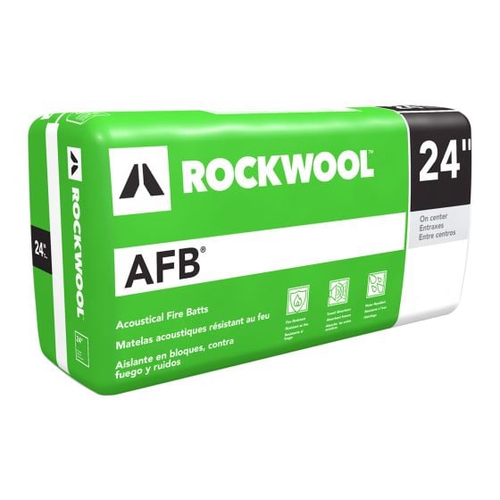 Laine minérale Rockwool AFB, 24" x 48" x 3", 64 pi²
