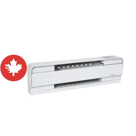 Plinthe électrique de série B, blanc