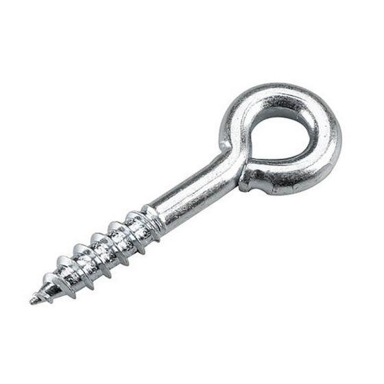 Oeillets à visser, zinc, 2 23/64", 3/pqt