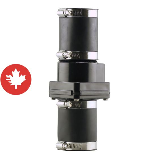 Clapet anti-retour pour puisard et eau usées, 2"