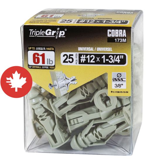 Ancrages TripleGrip #12 Vert (25)