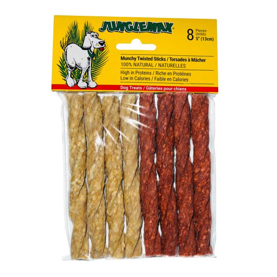 Twisted munchy stick